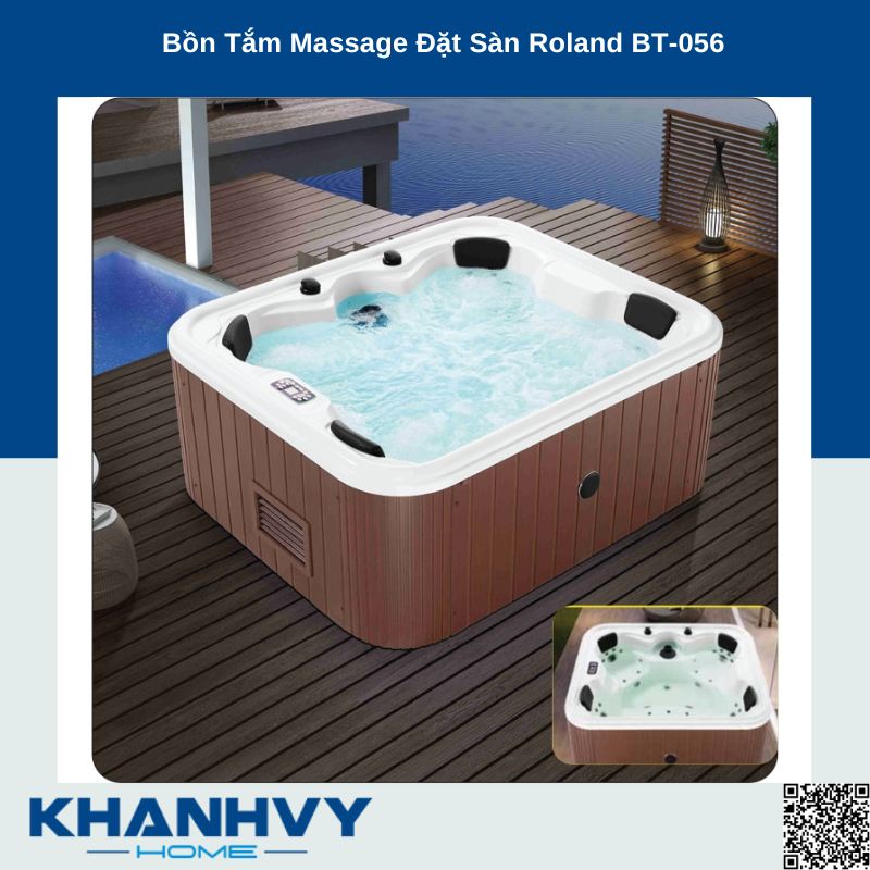 Bồn Tắm Massage Đặt Sàn Roland BT-056