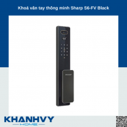 Khoá vân tay thông minh Sharp S6-FV Black