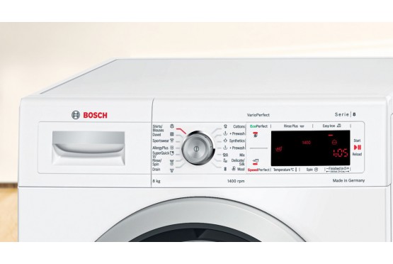 Hướng dẫn sử dụng máy giặt Bosch WAW28440SG 8kg Series 8: Bí quyết giặt sạch và tiết kiệm năng lượng