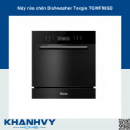 Máy rửa chén Dishwasher Texgio TGWF98SB
