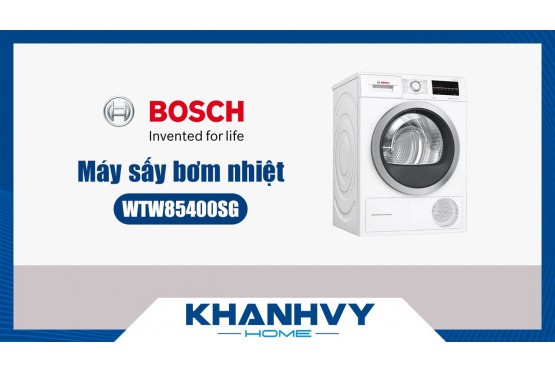 Hướng Dẫn Sử Dụng Máy Sấy Bosch WTW85400SG Series 6 - Giải Pháp Hoàn Hảo Cho Quần Áo Khô Nhanh