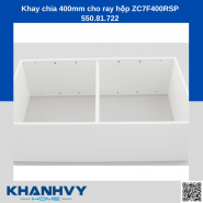 Khay chia 400mm cho ray hộp ZC7F400RSP  Hafele 550.81.722