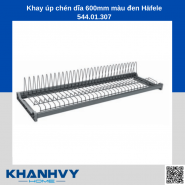 Khay úp chén dĩa 600mm màu đen Häfele 544.01.307