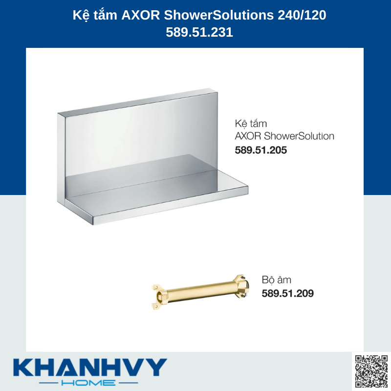 Kệ tắm AXOR ShowerSolutions 240/120 589.51.231