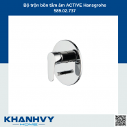 Bộ trộn bồn tắm âm ACTIVE Hansgrohe 589.02.737