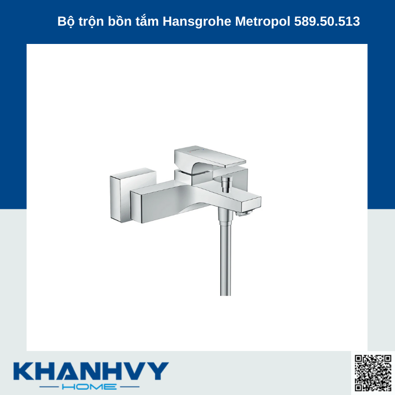 Bộ trộn bồn tắm Hansgrohe Metropol 589.50.513