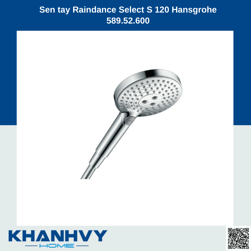 Sen tay Raindance Select S 120 Hansgrohe 589.52.600