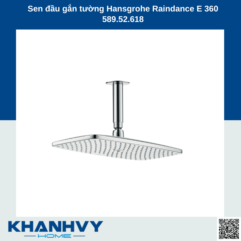 Sen đầu gắn tường Hansgrohe Raindance E 360 589.52.618