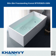 Bồn tắm Freestanding Korest BTKR362S-150N