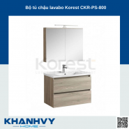 Bộ tủ chậu lavabo Korest CKR-PS-800