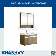 Bộ tủ chậu lavabo Korest CKR-QW-80