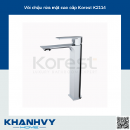 Vòi chậu rửa mặt cao cấp Korest K2114
