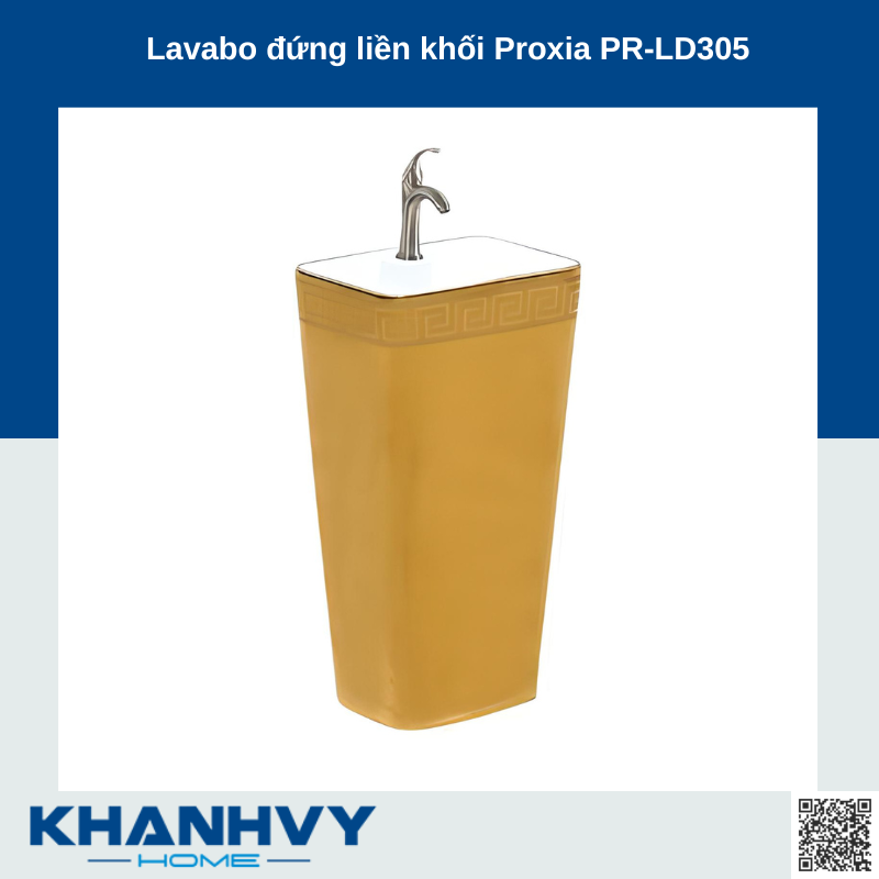 Lavabo đứng liền khối Proxia PR-LD305
