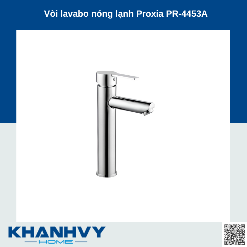Vòi lavabo nóng lạnh Proxia PR-4453A