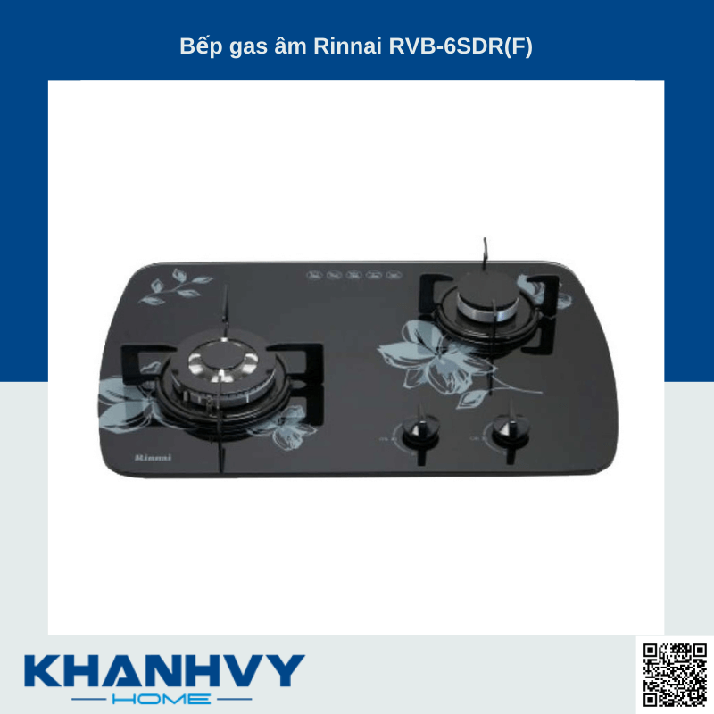 Bếp gas âm Rinnai RVB-6SDR(F)