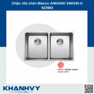 Chậu rửa chén Blanco ANDANO 340/340-U 522983