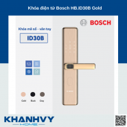 Khóa điện tử Bosch HB.ID30B Gold