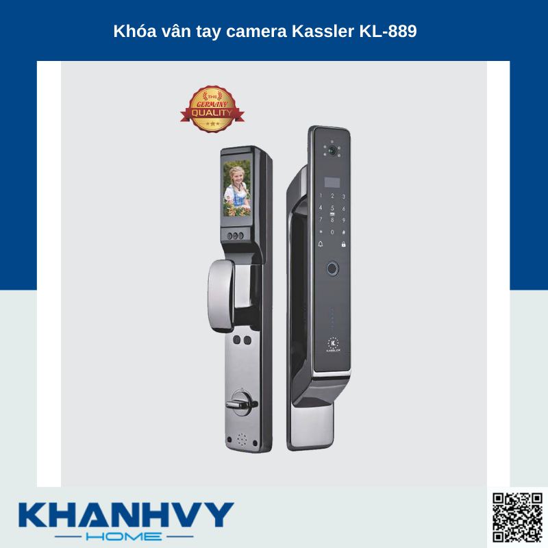 Khóa vân tay camera Kassler KL-889