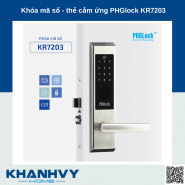 Khóa mã số - thẻ cảm ứng PHGlock KR7203S