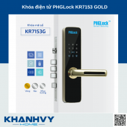 Khóa điện tử PHGLock KR7153 Gold 