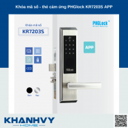 Khóa mã số - thẻ cảm ứng PHGlock KR7203S - R App |A