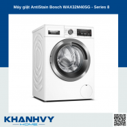 Máy giặt AntiStain Bosch WAX32M40SG - Series 8