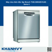 Máy rửa chén độc lập Bosch TGB.SMS4EVI14E - Serie 4