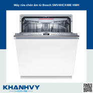 Máy rửa chén âm tủ Bosch HMH.SMV4HCX48E 14 bộ, Home connect, Series 4 