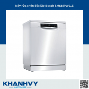 Máy rửa chén độc lập Bosch SMS68PW01E HMH Series 6, 13 bộ