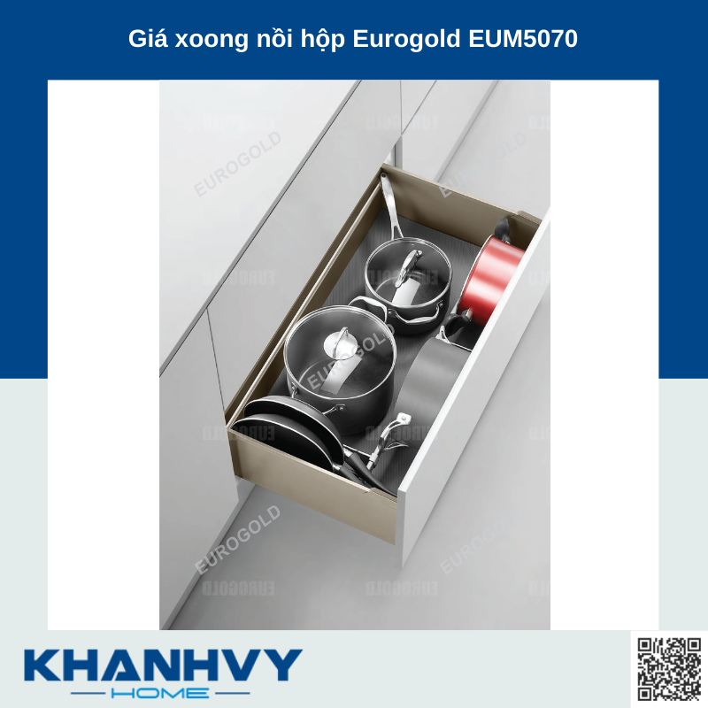 Giá xoong nồi hộp Eurogold EUM5070