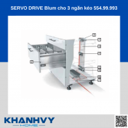 SERVO DRIVE Blum cho 3 ngăn kéo 554.99.993