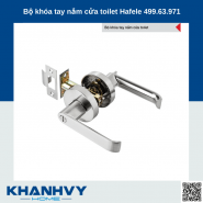 Bộ khóa tay nắm cửa toilet Hafele 499.63.971