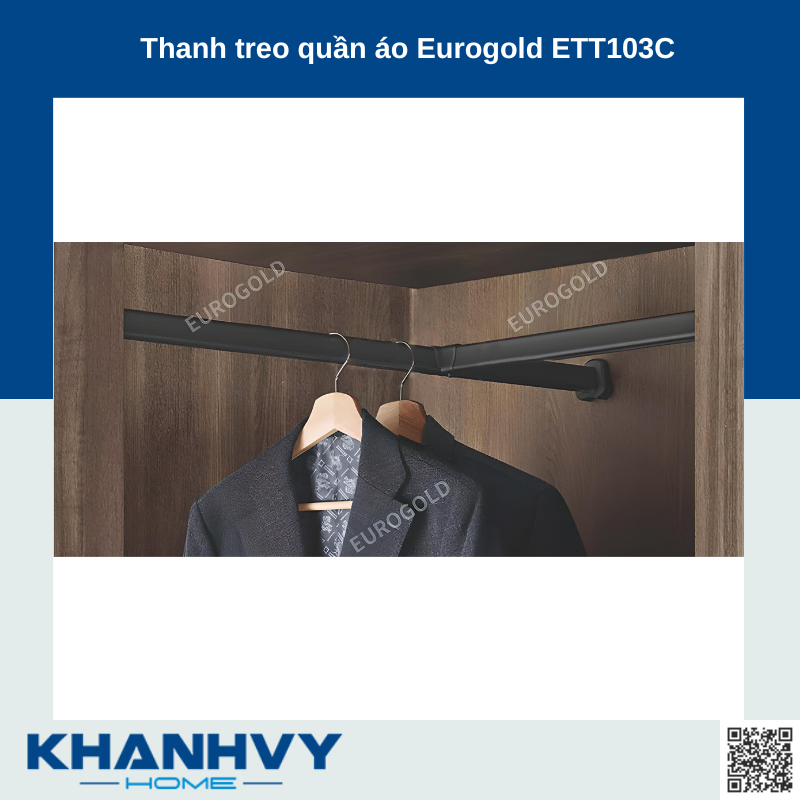 Thanh treo quần áo Eurogold ETT103C