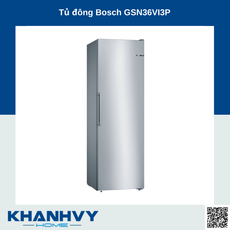 Tủ đông Bosch GSN36VI3P - Series 4