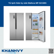 Tủ lạnh Side by side Malloca MF-521SBS Trưng Bày