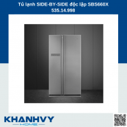 Tủ lạnh SIDE-BY-SIDE độc lập SMEG SBS660X 535.14.998