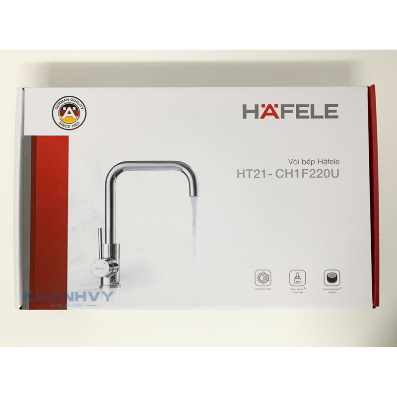 Vòi rửa chén Hafele HT21-CH1F220U 577.55.250 NEW 100% Outlet T6
