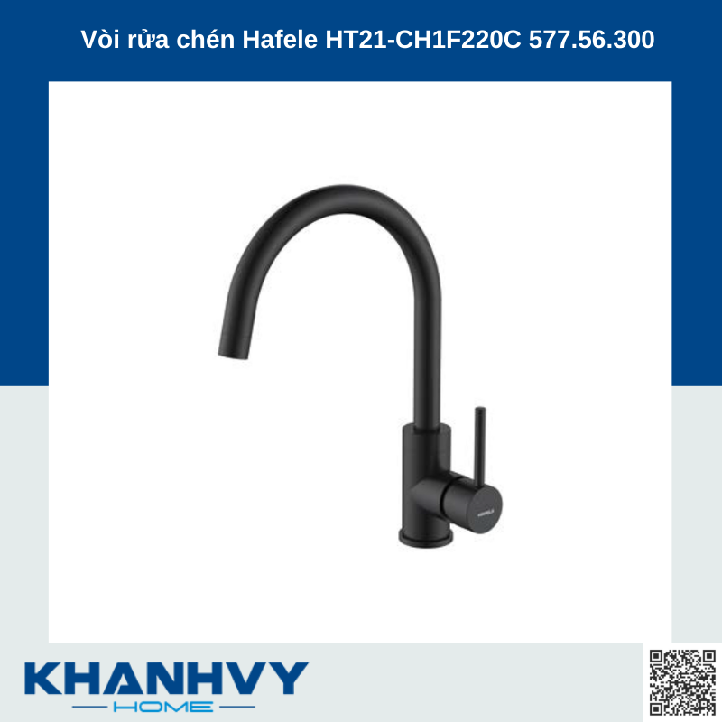Vòi rửa chén Hafele HT21-CH1F220C 577.56.300 SN Đà Nẵng