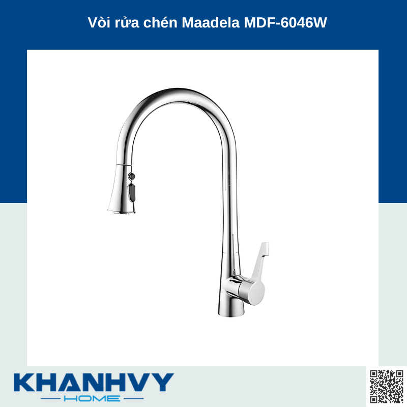 Vòi rửa chén Maadela MDF-6046W