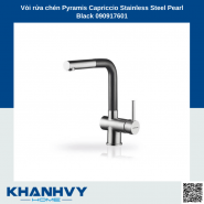 Vòi rửa chén Pyramis Capriccio Stainless Steel Pearl Black 090917601