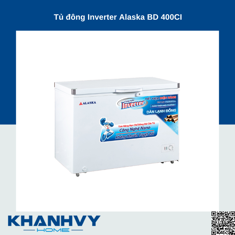 Tủ đông Inverter Alaska BD 400CI