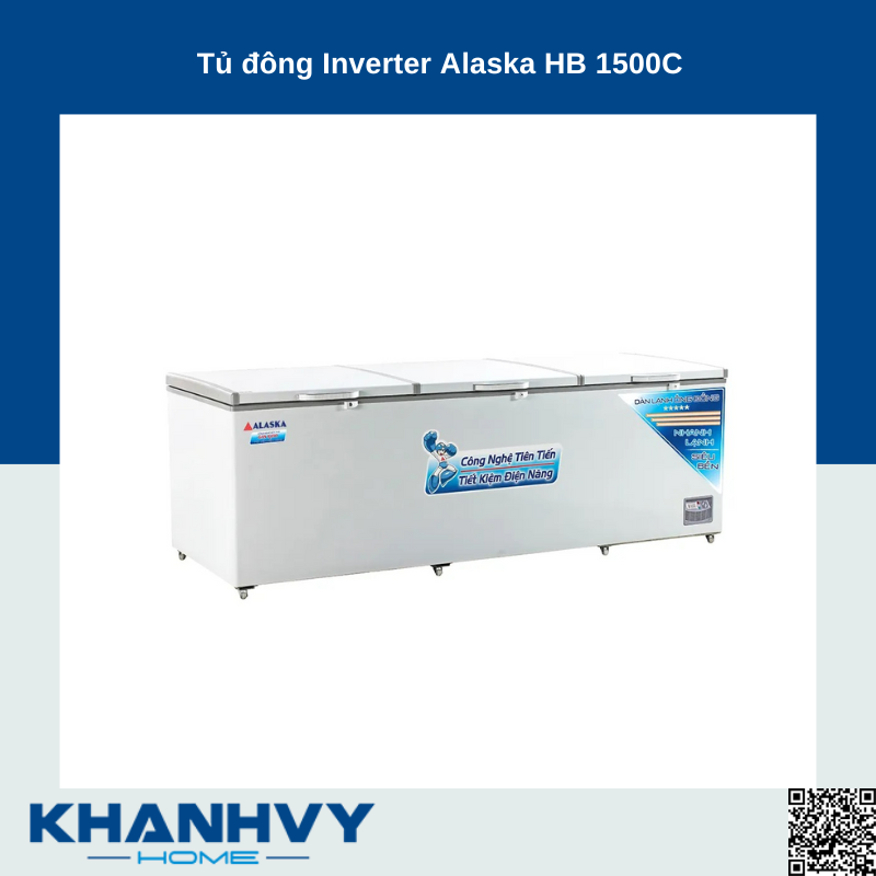 Tủ đông Inverter Alaska HB 1500C