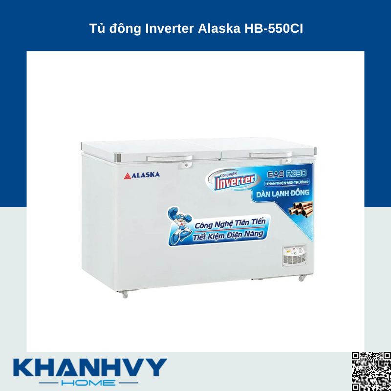 Tủ đông Inverter Alaska HB-550CI