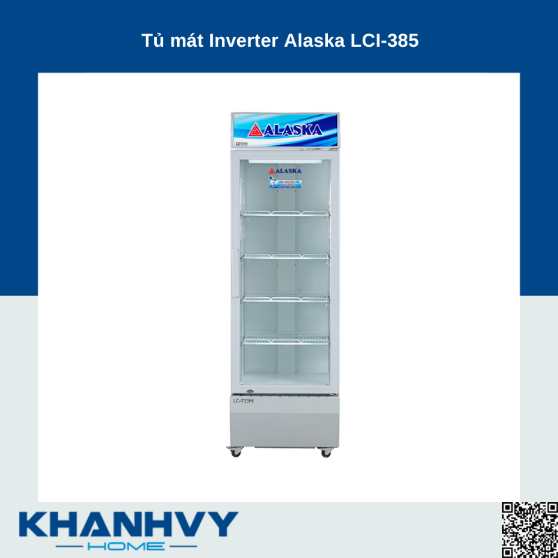 Tủ mát Inverter Alaska LCI-385