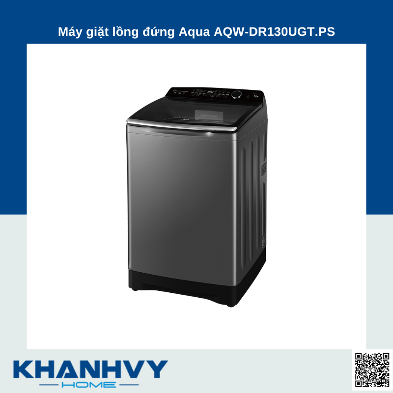 Máy giặt lồng đứng Aqua AQW-DR130UGT.PS