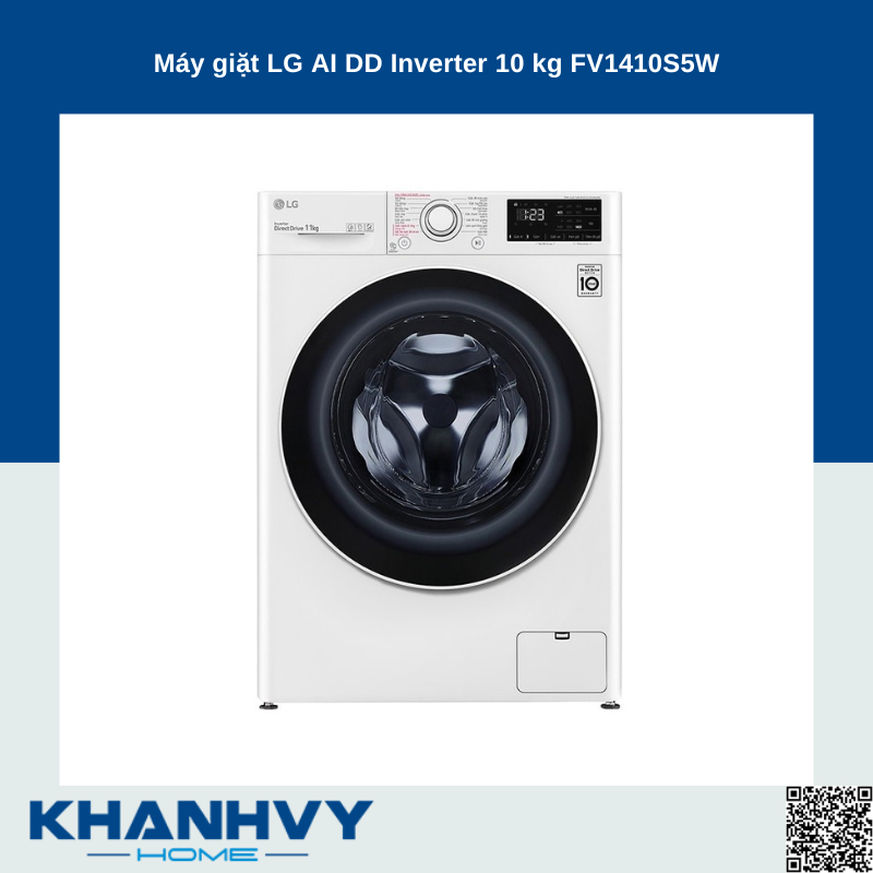 Máy giặt LG AI DD Inverter 10 kg FV1410S5W