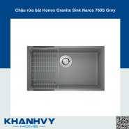 Chậu rửa bát Konox Granite Sink Naros 760S Grey