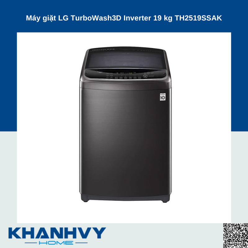 Máy giặt LG TurboWash3D Inverter 19 kg TH2519SSAK
