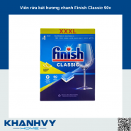 Viên rửa bát hương chanh Finish Classic 90v