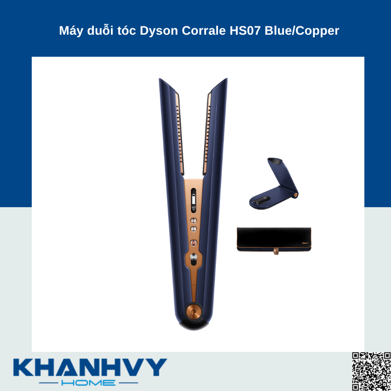 Máy duỗi tóc Dyson Corrale HS07 Blue/Copper